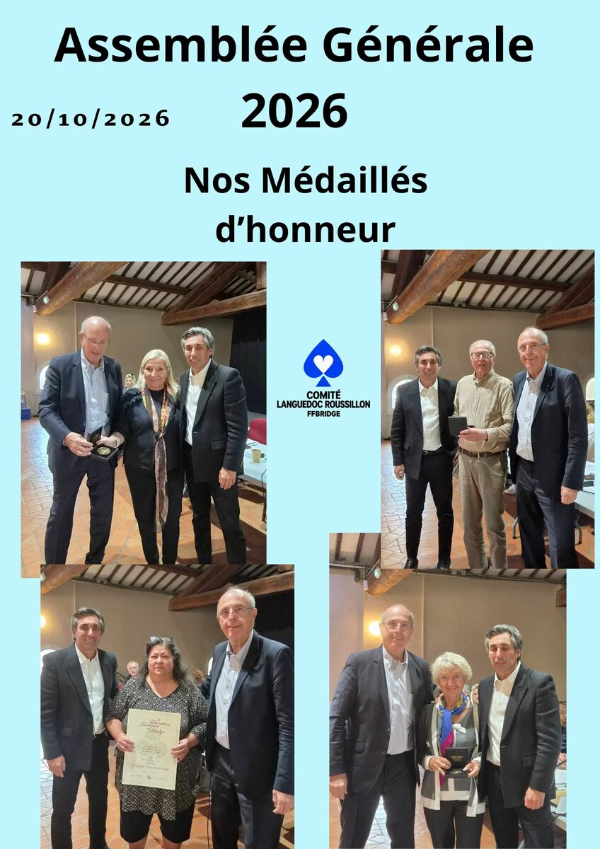 Les médailles d'honneur