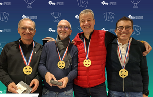 Champions de France "Challenge d'Hiver par 4" :. Eric FRANCES -    Pierre QUENTEL    Jean-Noël LE BRIS - Christian JULLIEN -