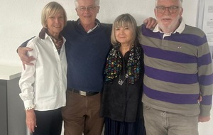 Champions du Comité en senior mixte performance par quatre :  Odile MOREAU -  Pierre-Louis DANIEL -  Josy JEANJEAN -  Jean Claude ZEGRE