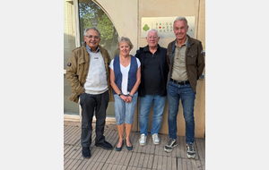 Champions du Comité en Challenge Eté par quatre :  Daniel SALAUN  Frédéric TRAINEAU Charles SOL  Joelle PALLURE
