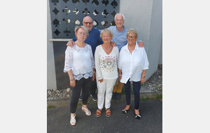 Champions de ligue en Senior Open par quatre Performance : Anne Marie SARRAZIN Christian BERNAL . Henri CAILLET  Viviane SERANO  Marie Jeanne MARRONCLE  Philippe DURAND  Michel CHERAMY