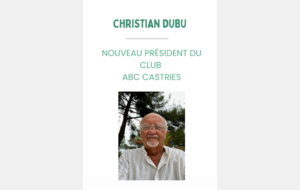 Nouveau président ABC CASTRIES
