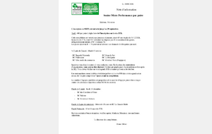 Performance : L’inscription au SMP2, est ouverte jusqu’au 29 septembre