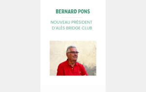 Nouveau Président Alès BC