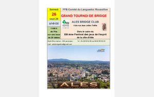 Grand Tournoi de Bridge : Alès BC