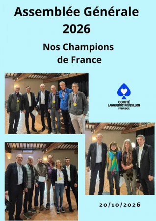 Nos champions de France