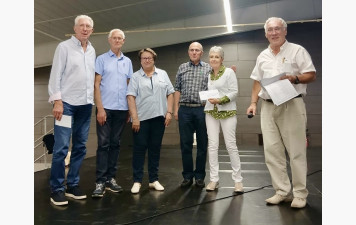 Vainqueurs du Festival de Mende  : Joel Chabert et Claude Bernhart     et  Deuxième : Migueline Faivre-Dupaigre et François Barbier
