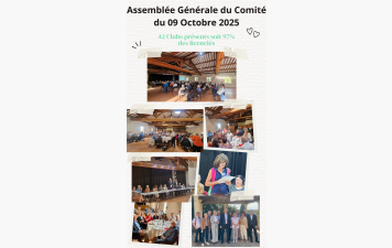 Assemblée Générale du Comité du 09 Octobre