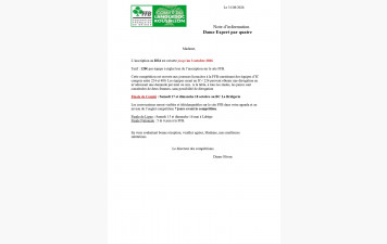 Dame Expert par 4 :  L’inscription au DE4 est ouverte jusqu’au 3 octobre 2026