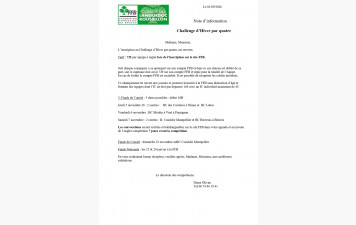 Challenge d'Hiver/4 :  DLI 22 octobre