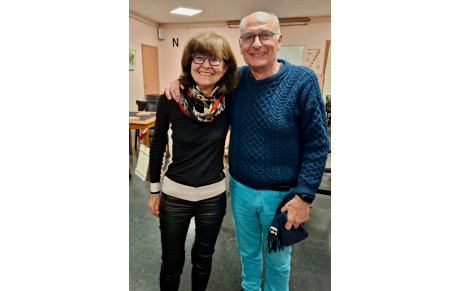 Champions du Comité en senior mixte par paires expert : Marie Claude Gorisse et Bernard Laugier