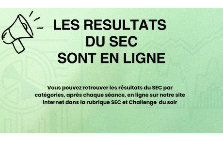 Résultats du SEC