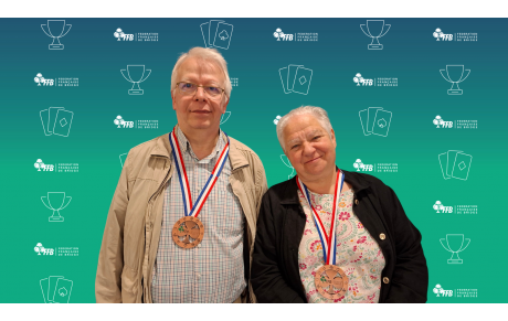 Félicitations à Rosine Lang (avec Philippe Rigaud) pour sa médaille de bronze en Finale Nationale du mixte/2 Expert