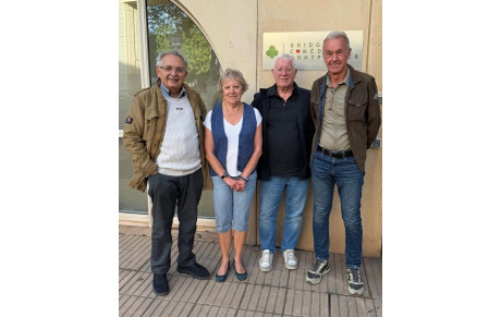 Champions du Comité en Challenge Eté par quatre :  Daniel SALAUN  Frédéric TRAINEAU Charles SOL  Joelle PALLURE