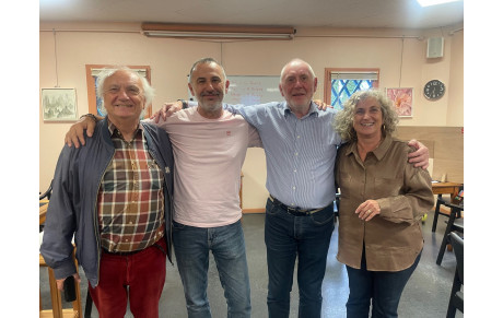 Champions du Comité en expert par quatre : O SAGE, P BLANCARD, F CORREARD, J PIGET, A DREUILLE, D PETIT