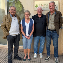 Champions du Comité en Challenge Eté par quatre : Daniel SALAUN Frédéric TRAINEAU Charles SOL Joelle PALLURE