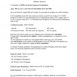 Performance : L’inscription au SOP2, est ouverte jusqu’au 24 septembre.
