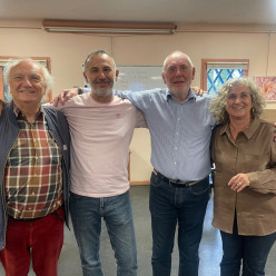 Champions du Comité en expert par quatre : O SAGE, P BLANCARD, F CORREARD, J PIGET, A DREUILLE, D PETIT