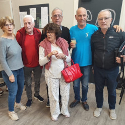 Champions de ligue en Open par quatre : M SINEGRE, M LE BARBE, A BERTRAND, S VERDU, J SINEGRE, O GALLAND
