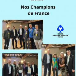 Nos champions de France